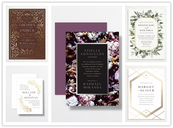 Top 10 Modern And Classy Invitations In The Knot